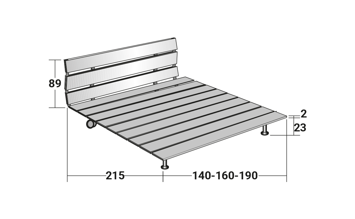 Exposed Slate Bed | Tadao