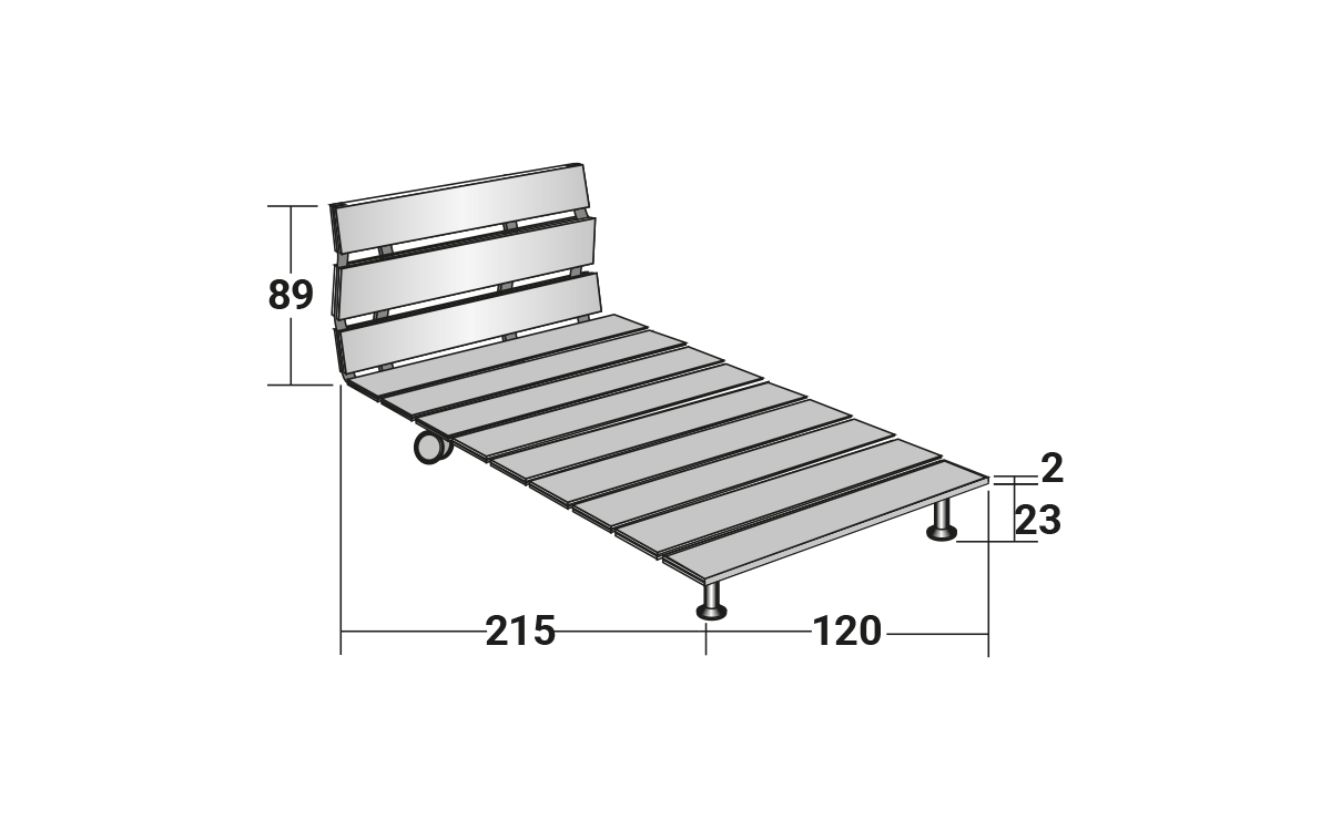 Exposed Slate Bed | Tadao