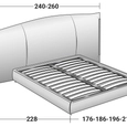 Bed With Soft Padded Headrest | Amal