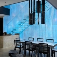 Glass Staircase at a Boston Apartment