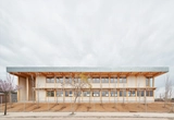 Timber Structure at a School in Mallorca