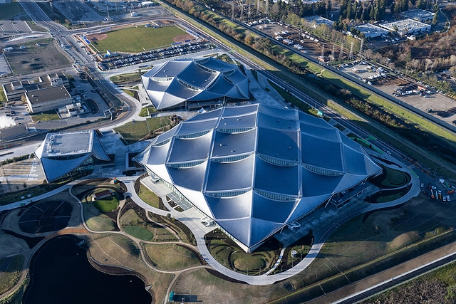 The Dragonscale Roof in the Google Bay View Campus