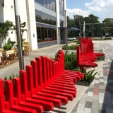 Aluminum  Furniture for Shopping District