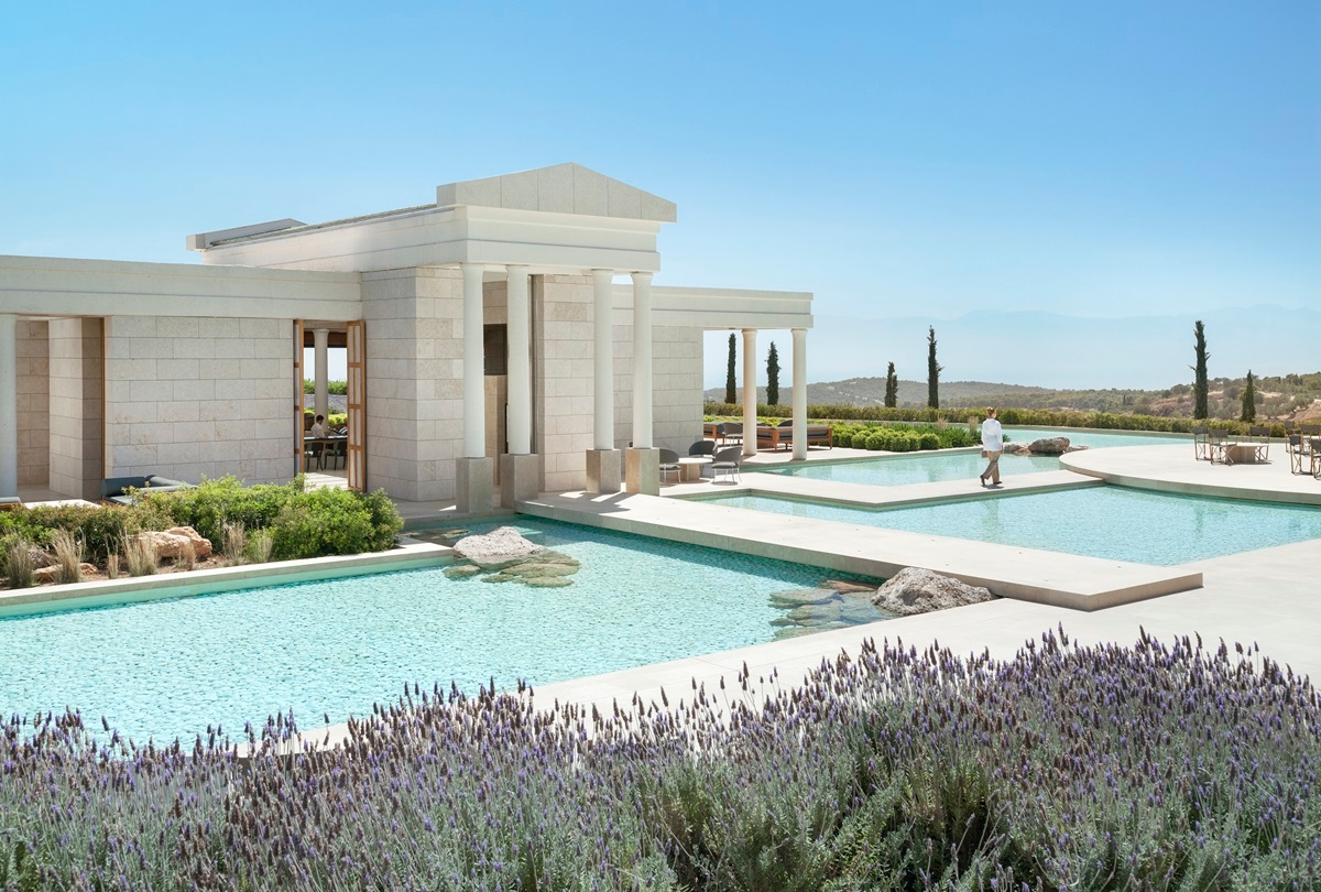 Marble Cladding for the Amanzoe Resort