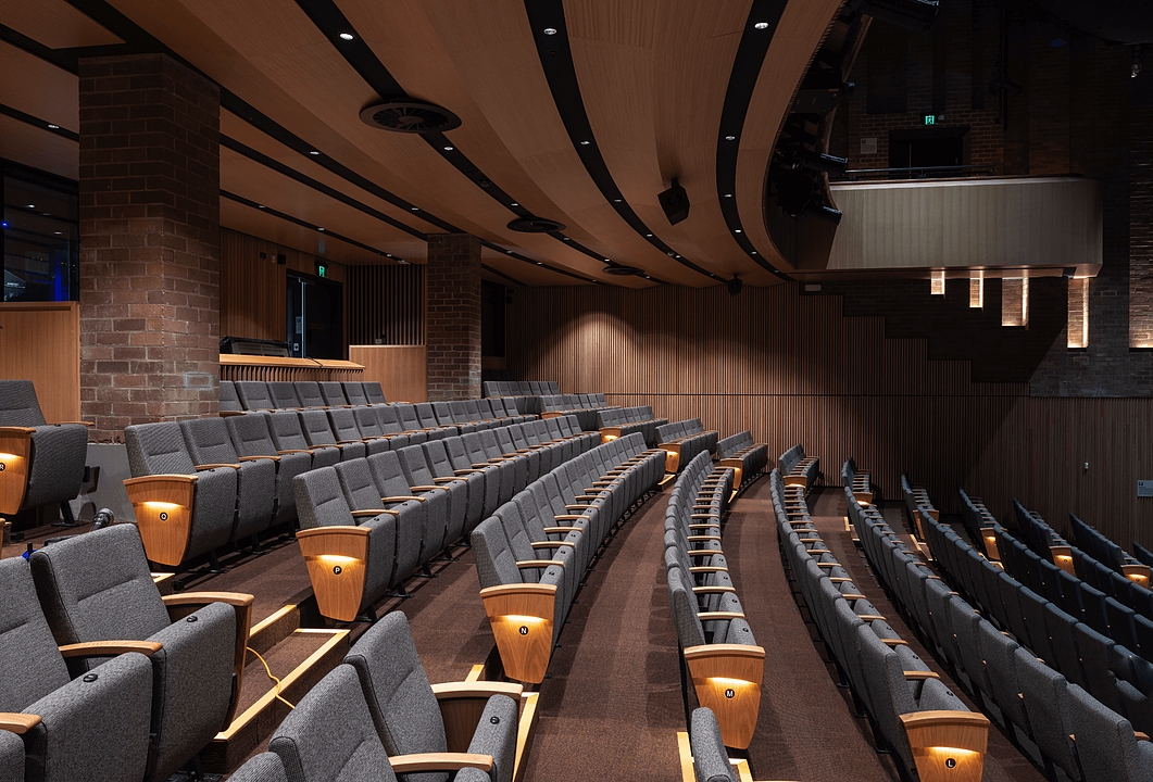 Timber Cladding at the Pavilion Performing Arts Centre