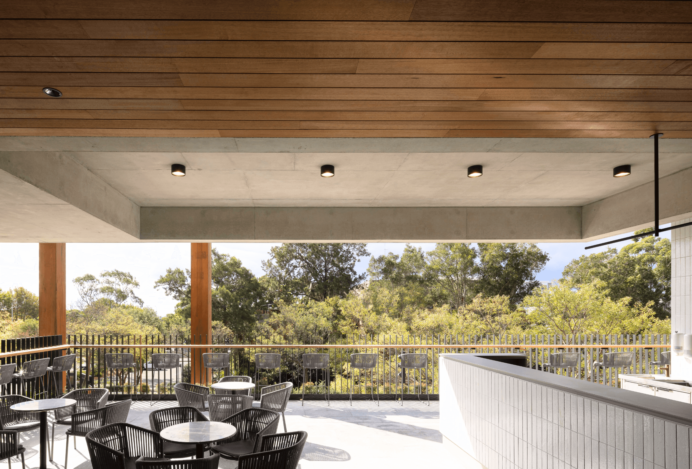 Timber Cladding at the Pavilion Performing Arts Centre