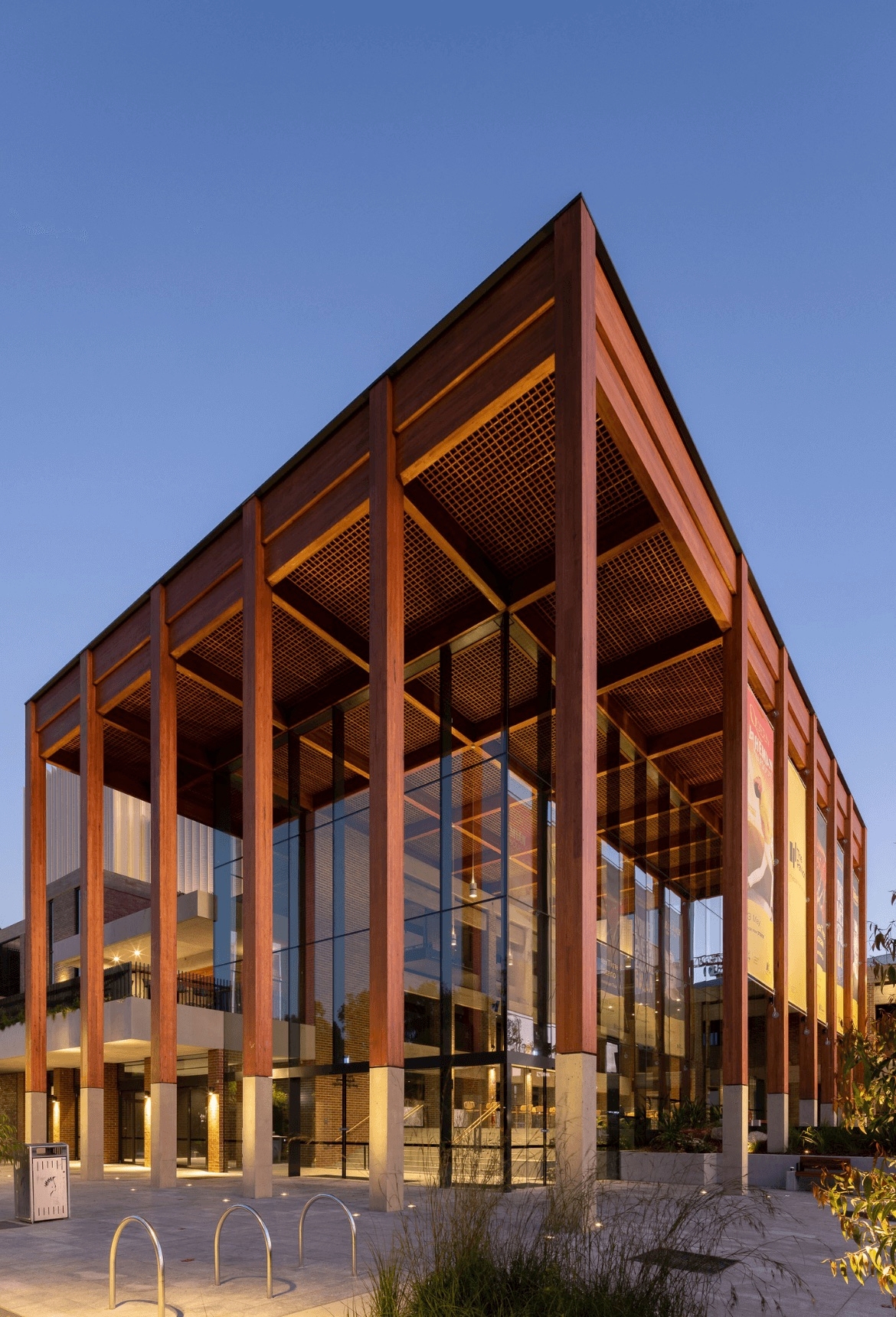 Timber Cladding at the Pavilion Performing Arts Centre