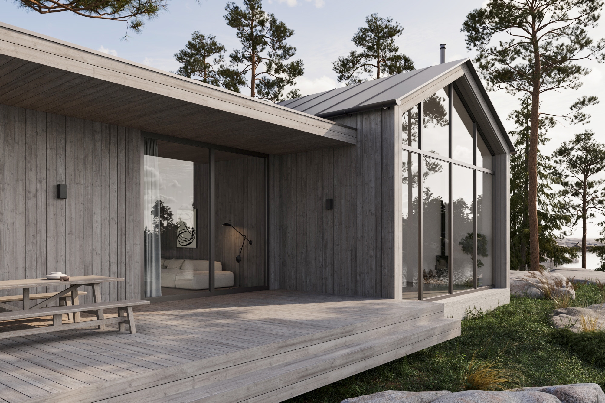 Thermowood Cladding - Luna Arctic Layer