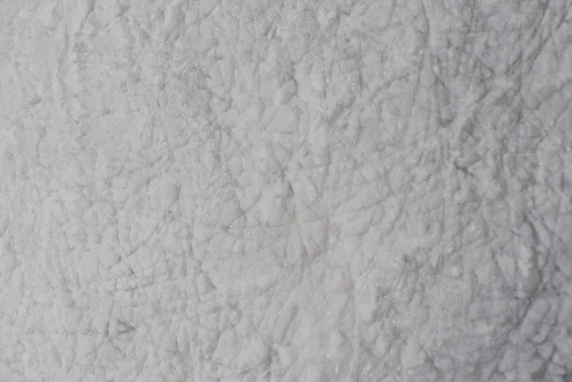 Water jet finish in Silver Cloud marble