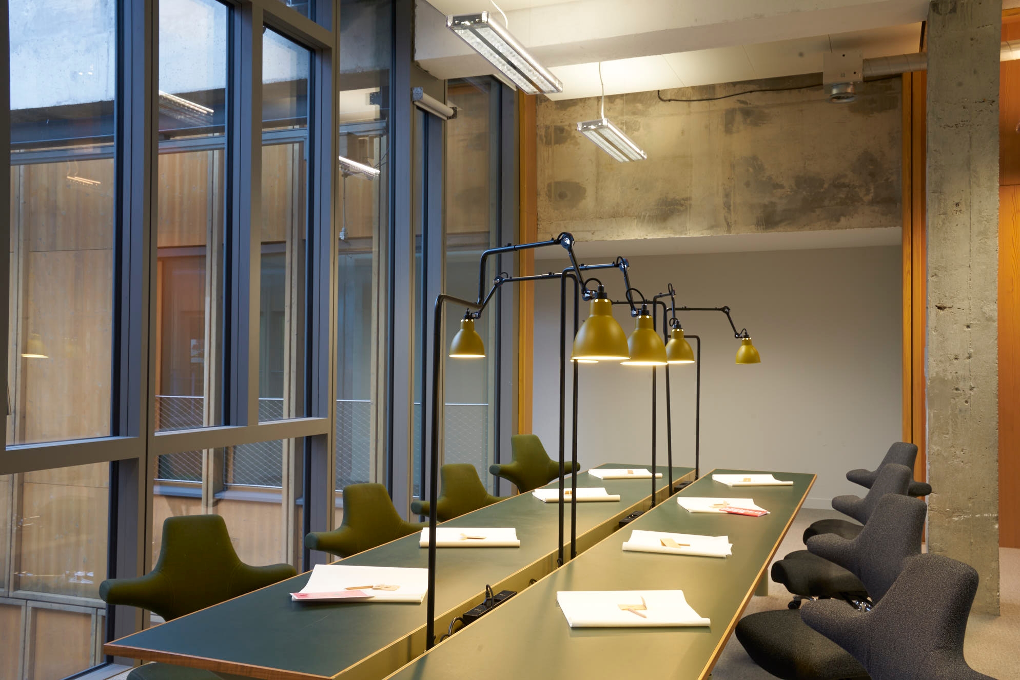 The Gras Lamp in Historical Parisian Office