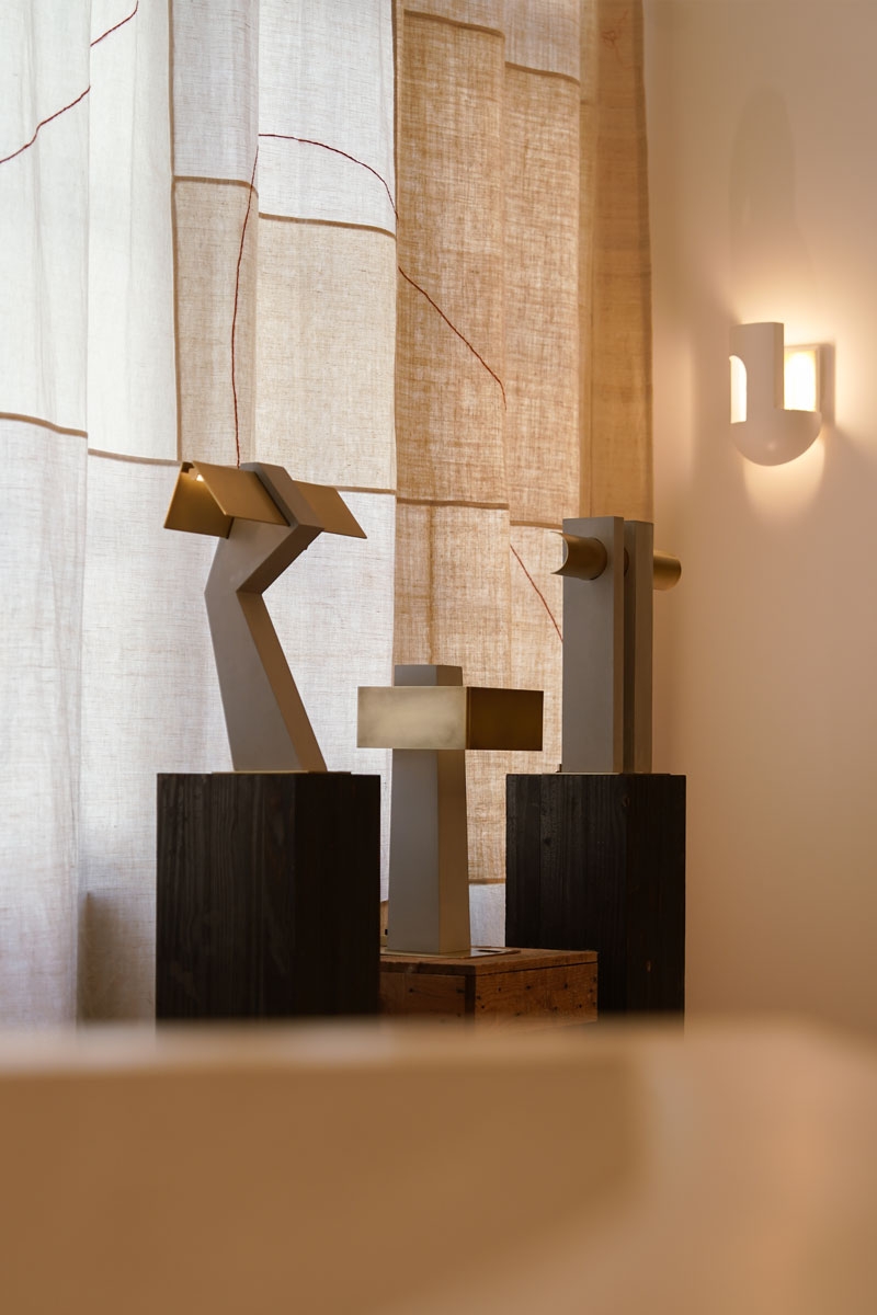 Light Fixtures in Paris Showroom