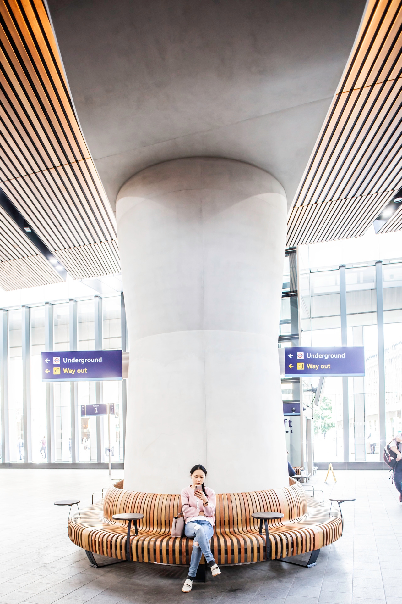 Modular Seating in Train Station