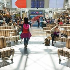 Modular Seating in Iceland Airport