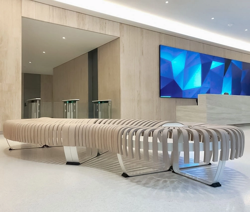 Modular Seating in New York Lobby