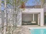 Outdoor and Pool Tiles at Himalayan Birch House