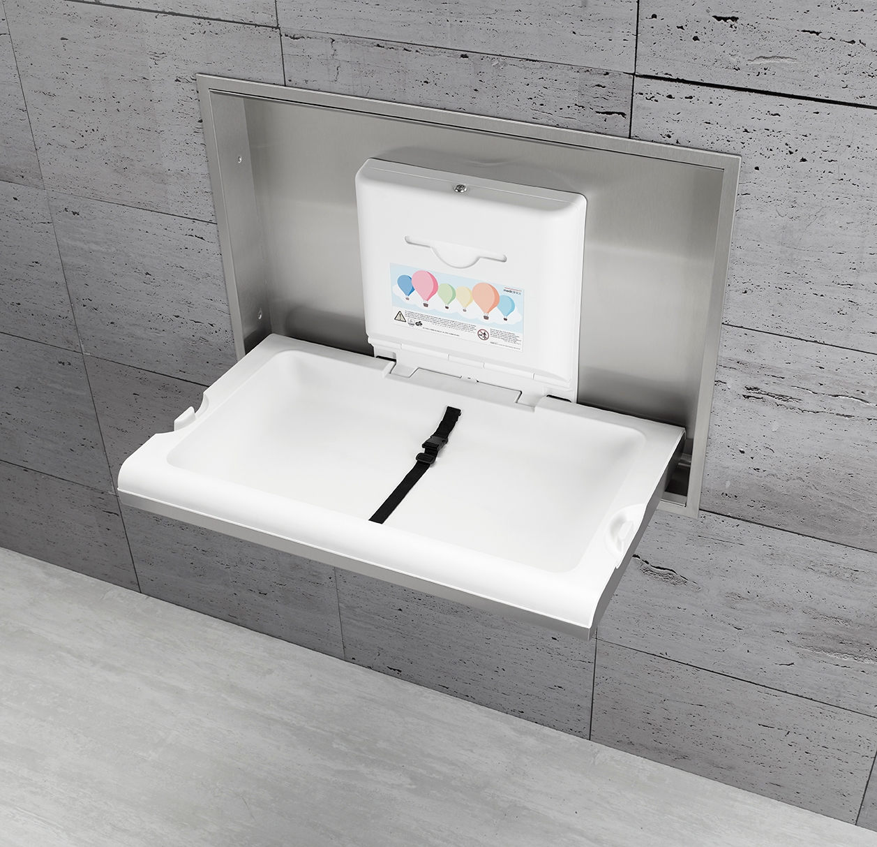 Horizontal Baby Changing Station - BabyMedi®