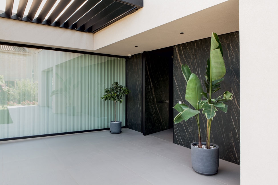 Pivot Safety Door in Villa