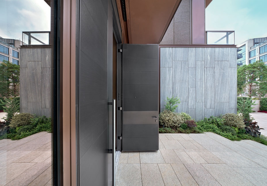 Concealed Hinged Door in Residence Complex