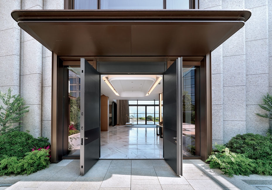 Concealed Hinged Door in Residence Complex