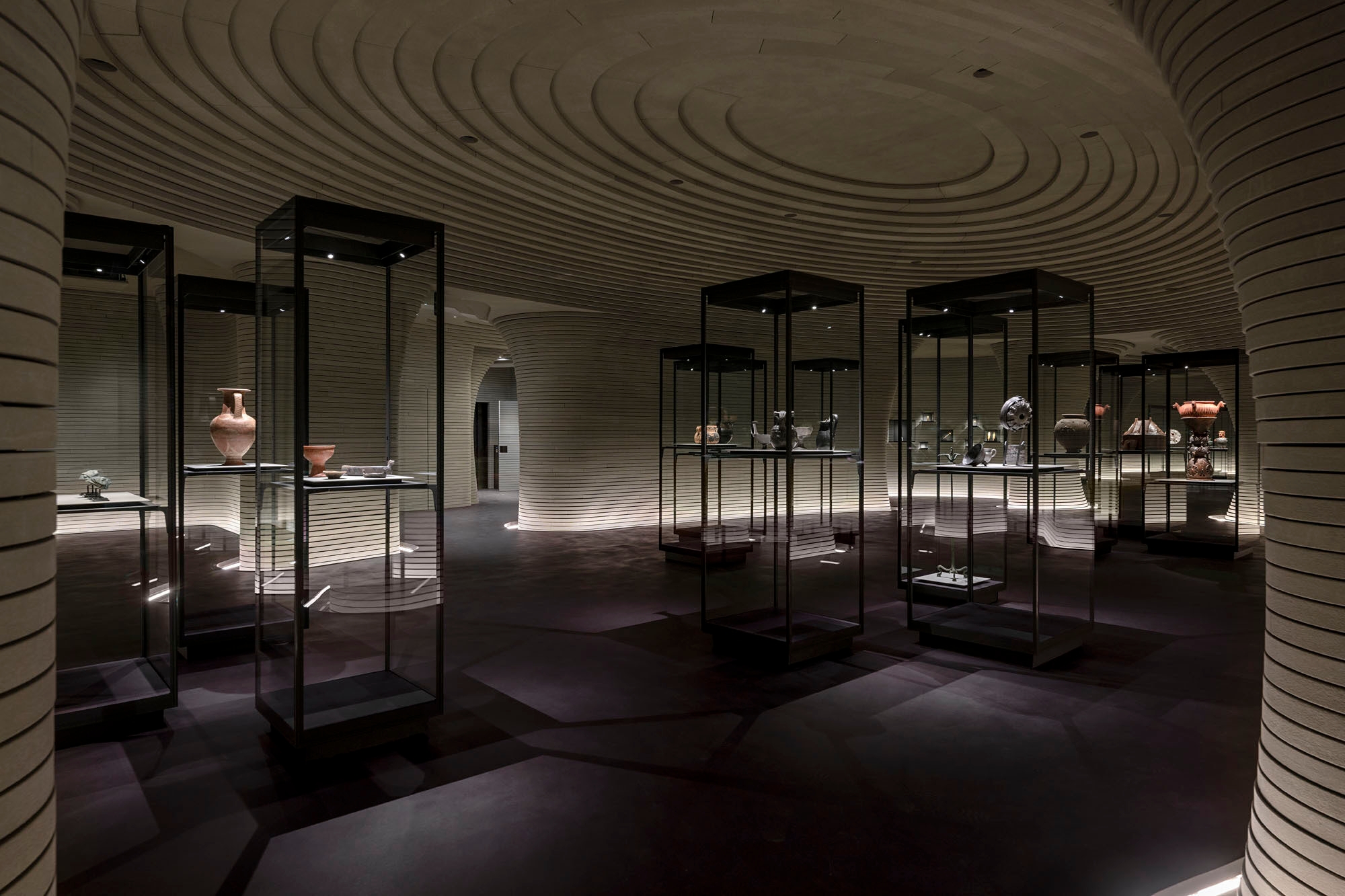 Display Cases in Fondazione Luigi Rovati