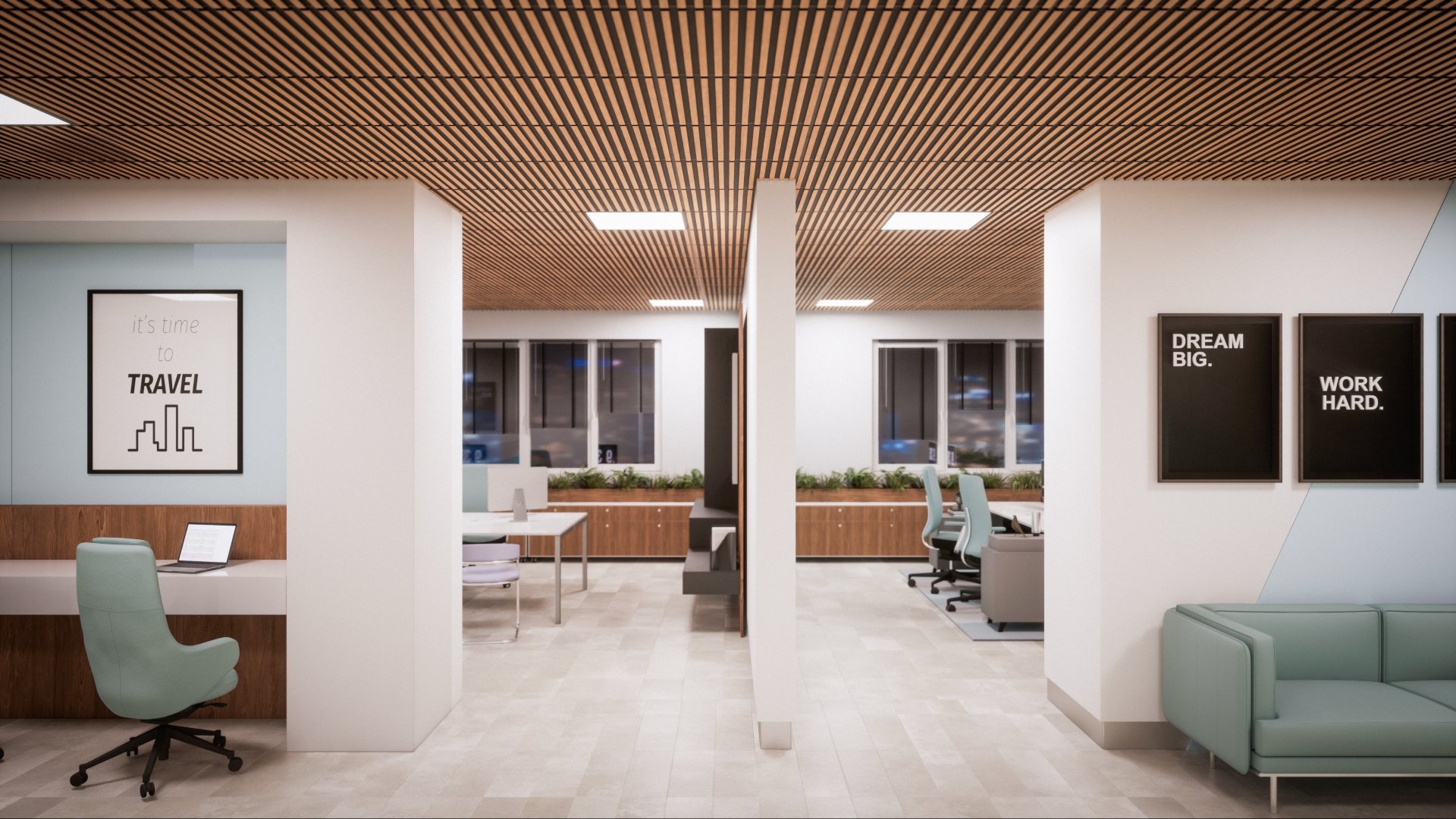 Wood Slat Ceiling Tiles - SLATTA TILE