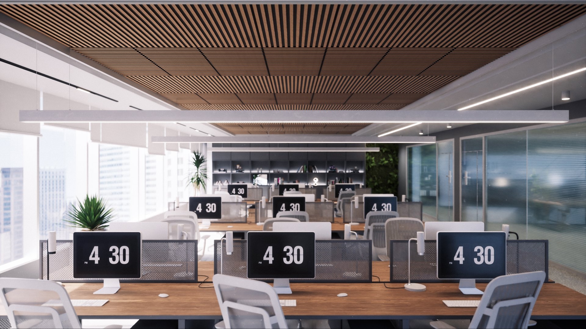 Wood Slat Ceiling Tiles - SLATTA TILE