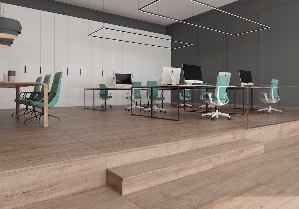 Porcelain Tiles - Imitation Marble Flooring