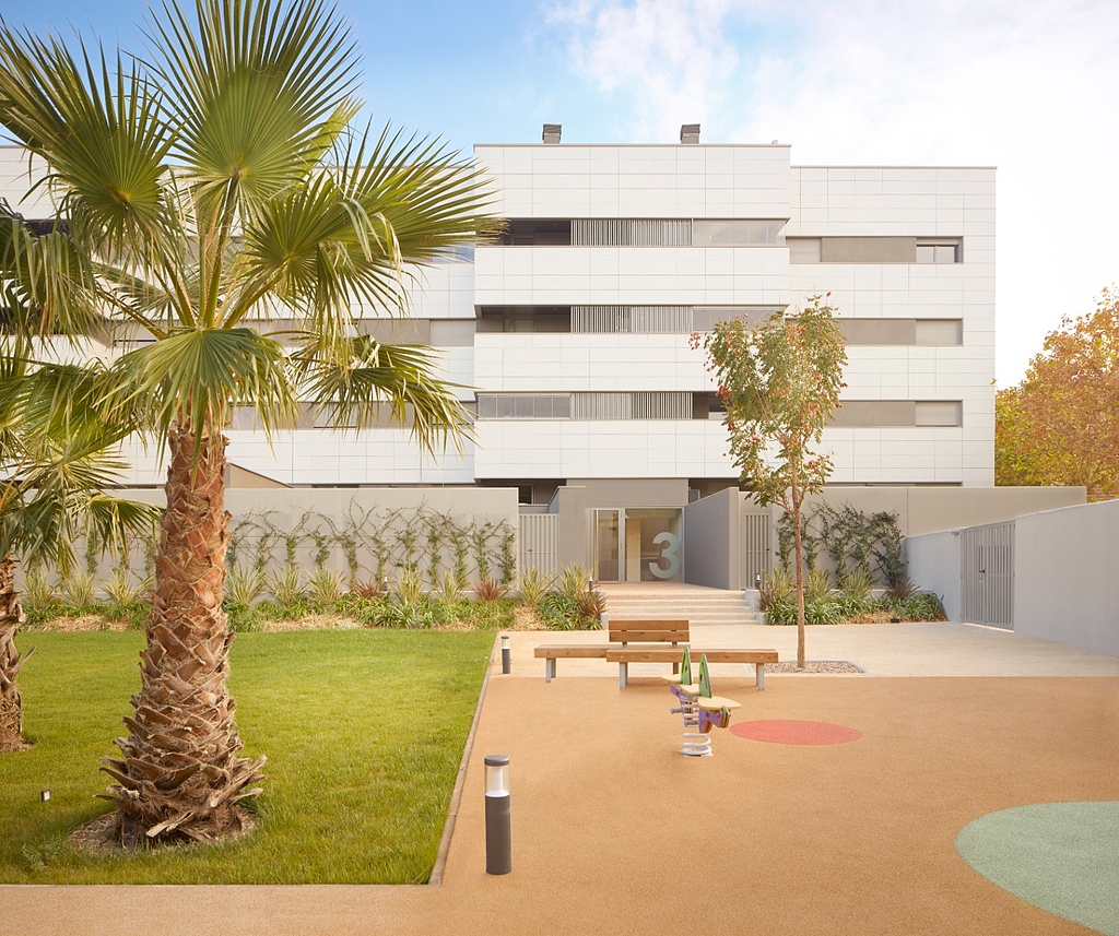 Ventilated Ceramic Façade at Gardea Residential