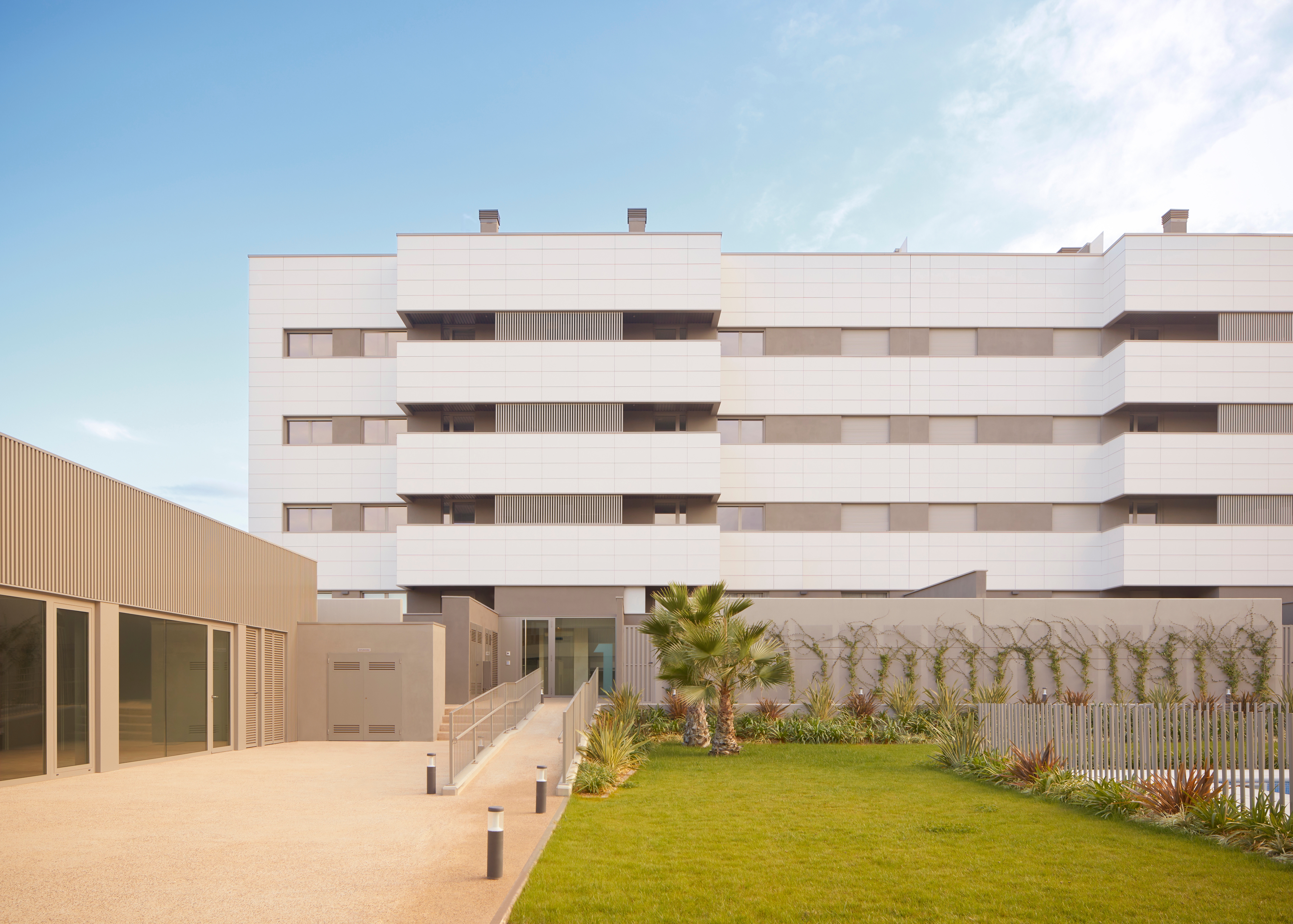 Ventilated Ceramic Façade at Gardea Residential