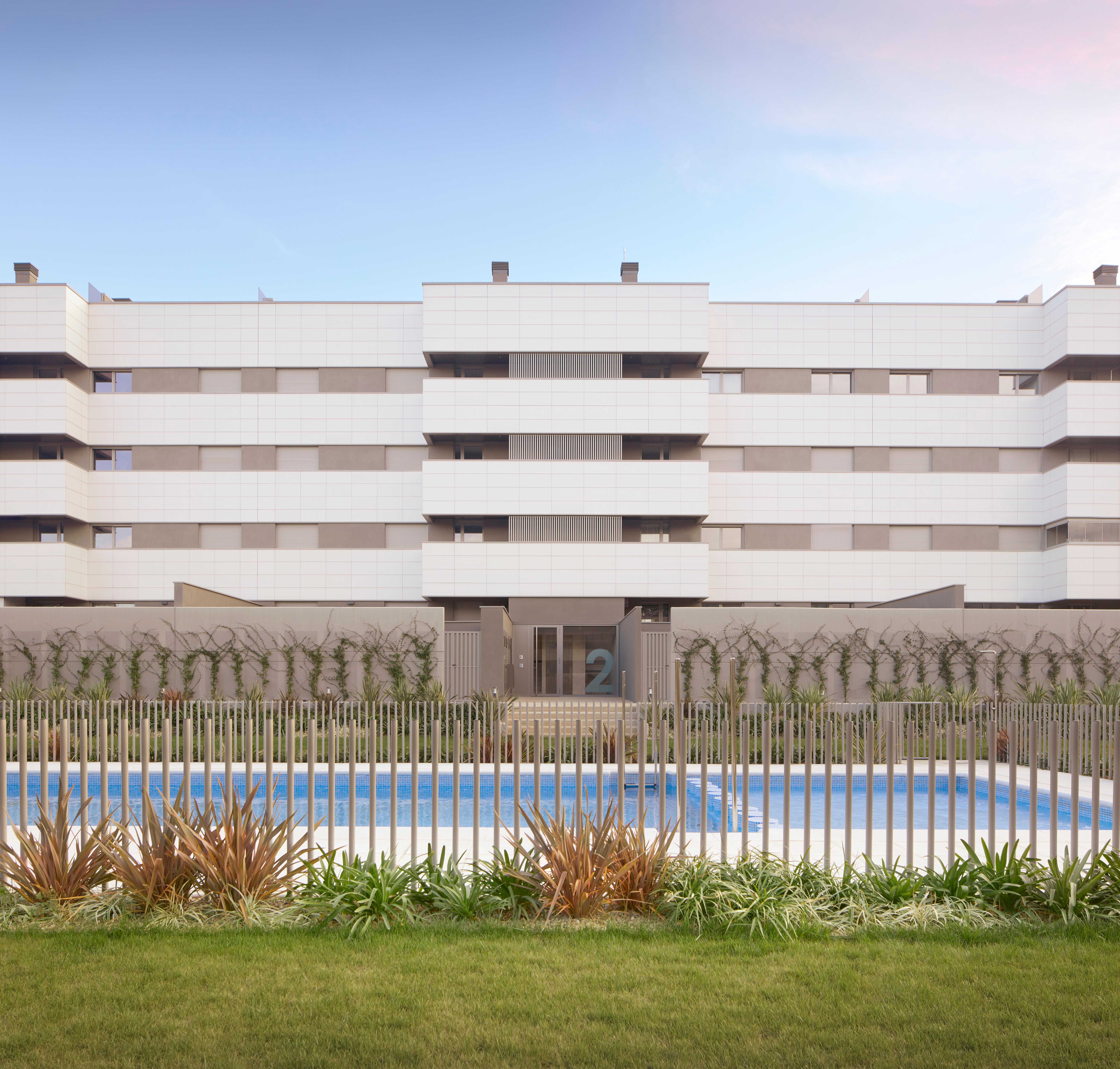 Ventilated Ceramic Façade at Gardea Residential