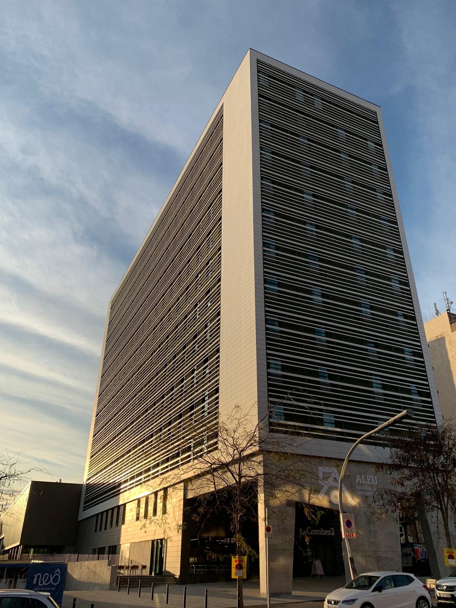 Ventilated Façade at a Barcelona Student Residence
