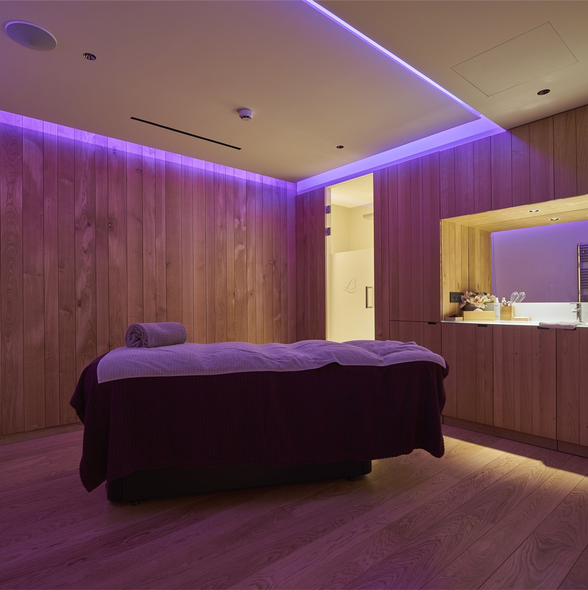 Wellness and Leisure Lighting for Spa at Villa Loiseau