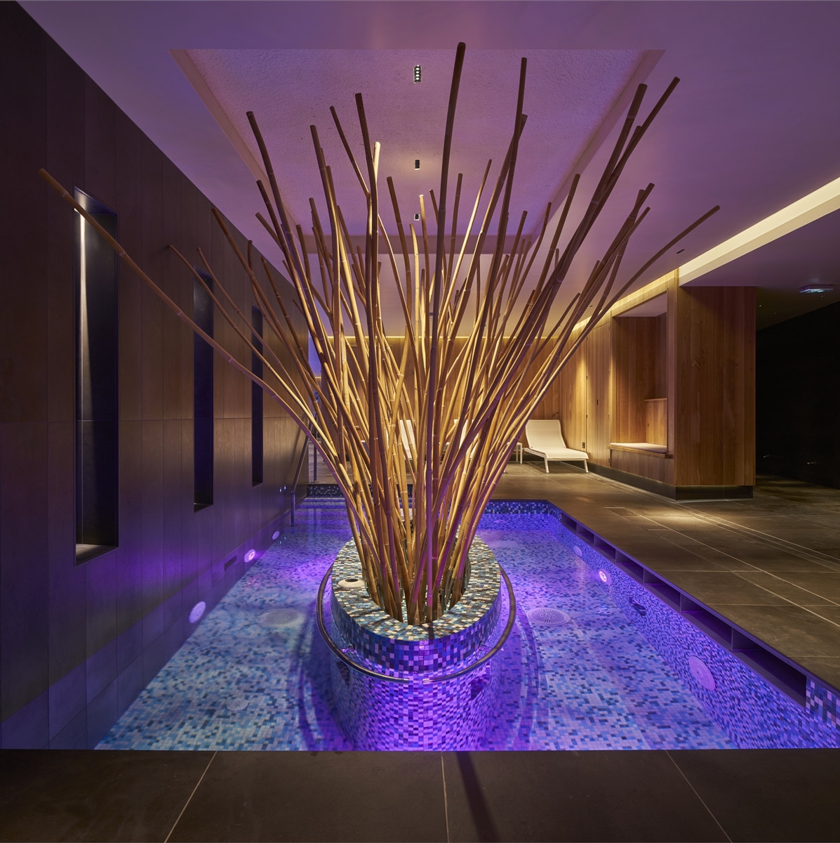 Wellness and Leisure Lighting for Spa at Villa Loiseau