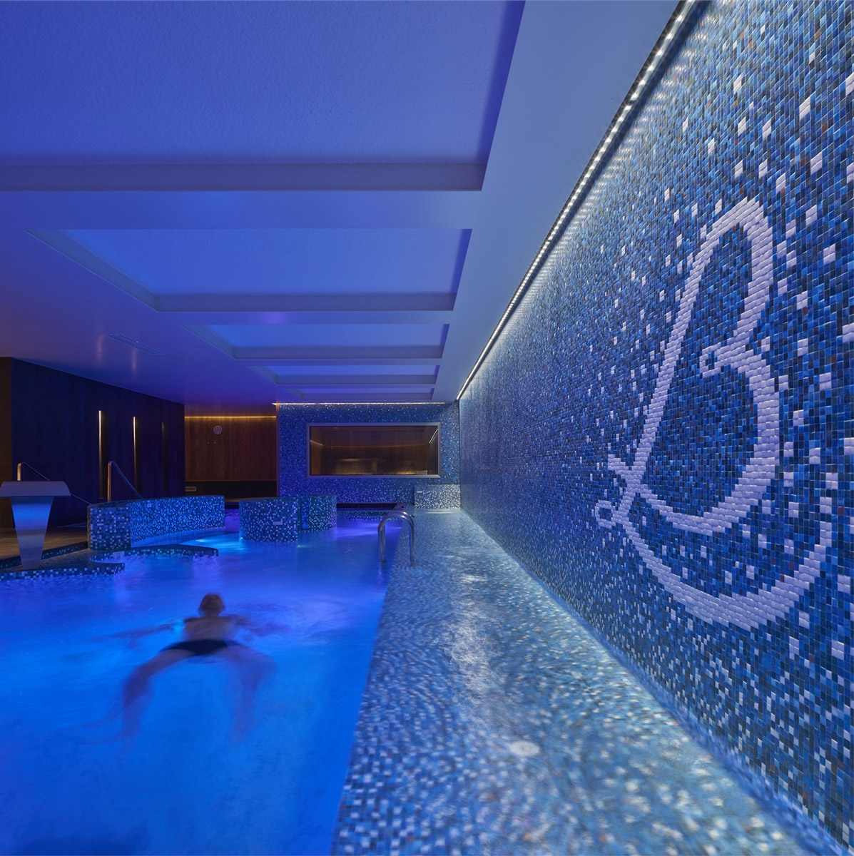 Wellness and Leisure Lighting for Spa at Villa Loiseau