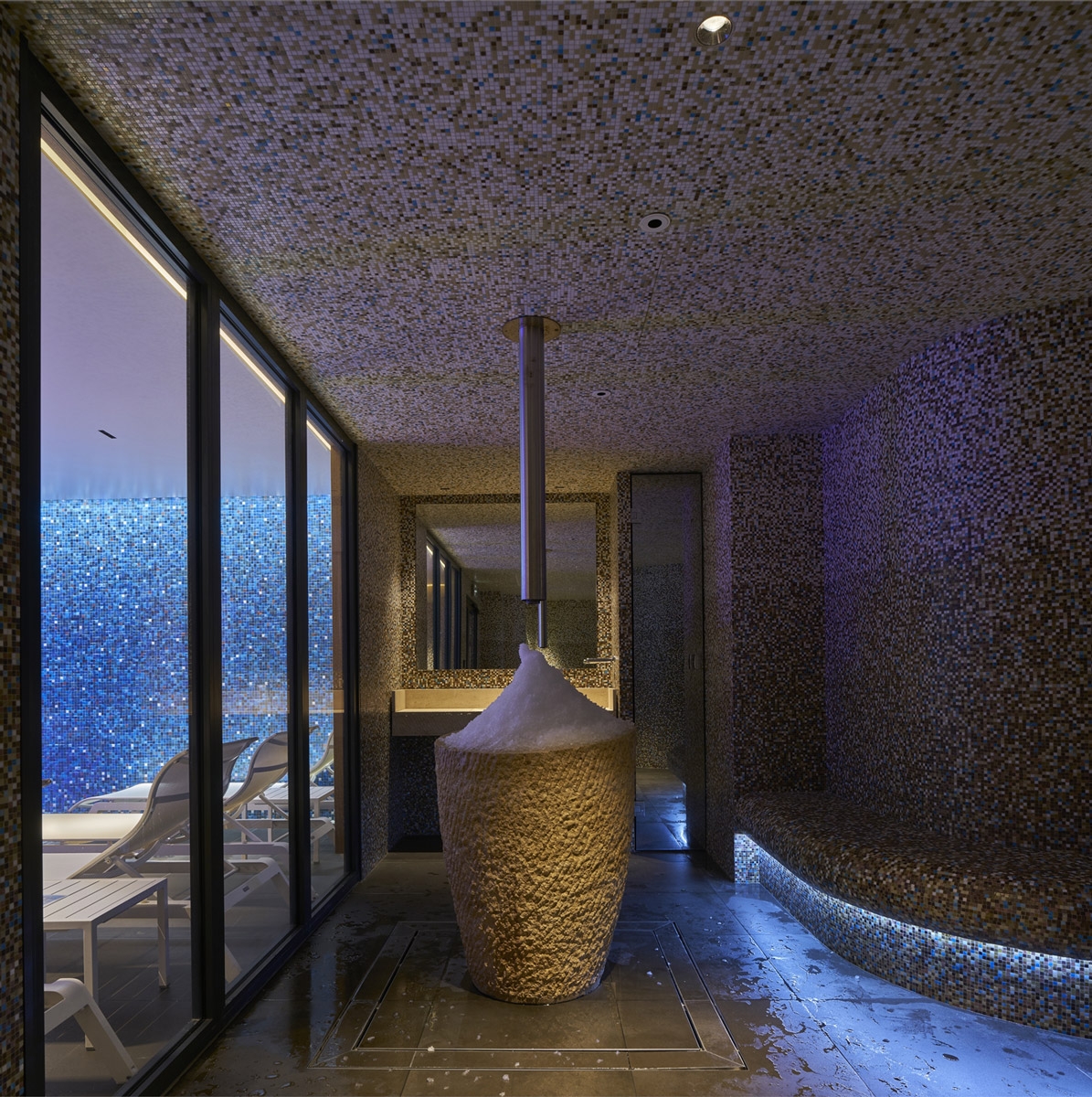 Wellness and Leisure Lighting for Spa at Villa Loiseau