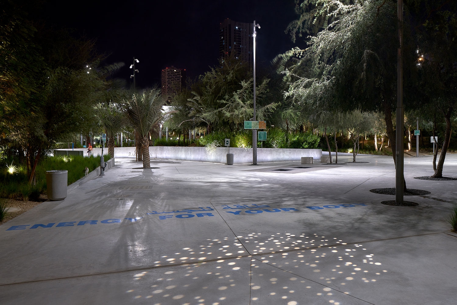 Public Space and Landscape Lighting at Al Fay Park