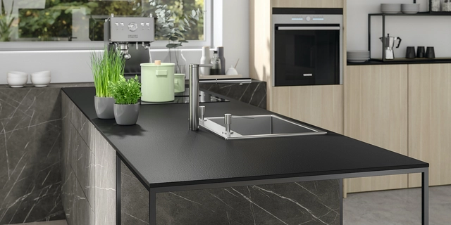 Compact Laminate Worktops Black Core