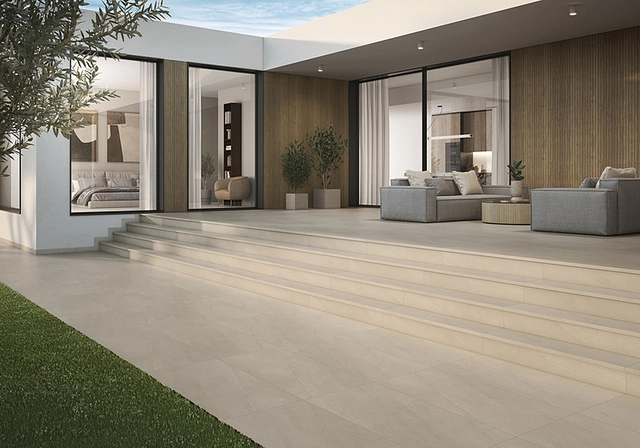 Ceramic Tiles for Stairs by Gres Aragón