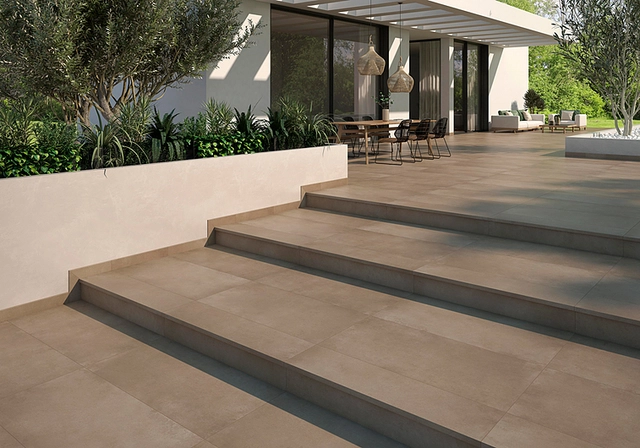 Ceramic Tiles for Stairs by Gres Aragón