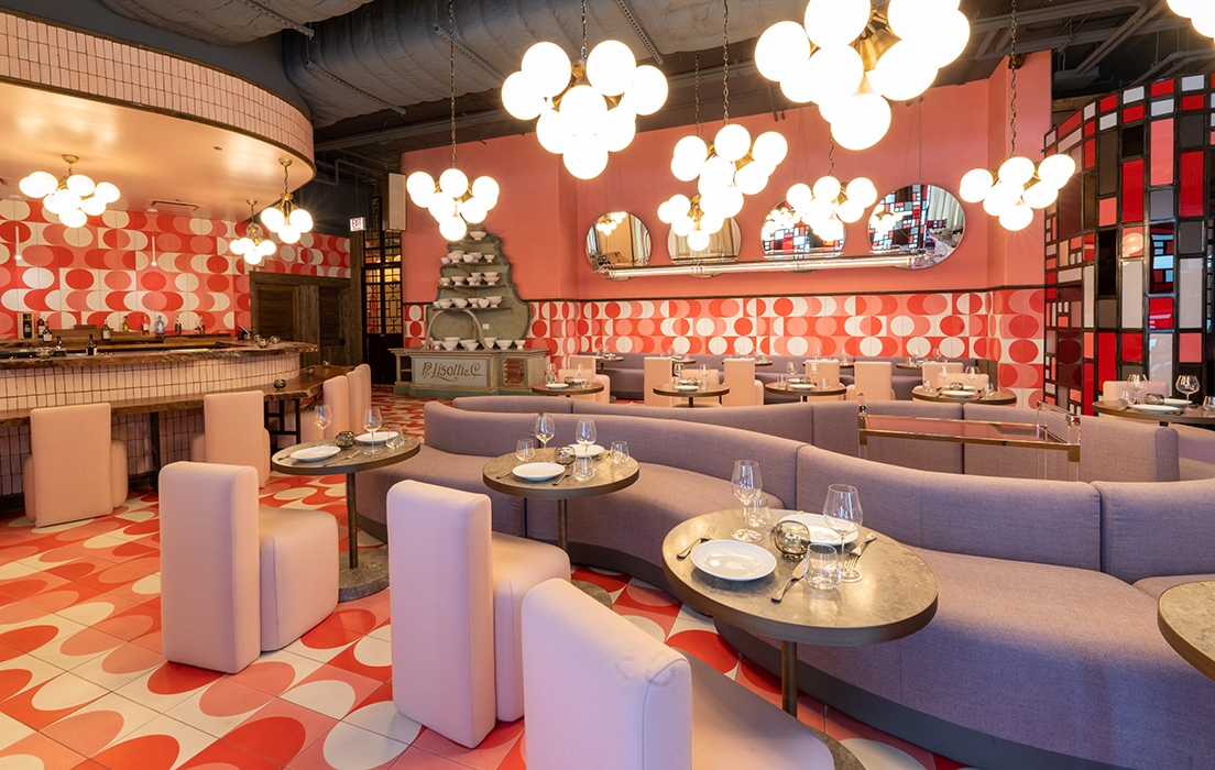 Modern Seating in Chicago Wine Bar