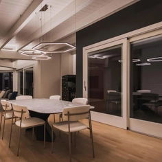 Suspension Lamps in Penthouse