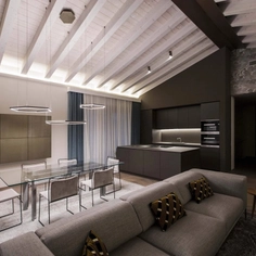 Interior Lighting in Penthouse Apartment