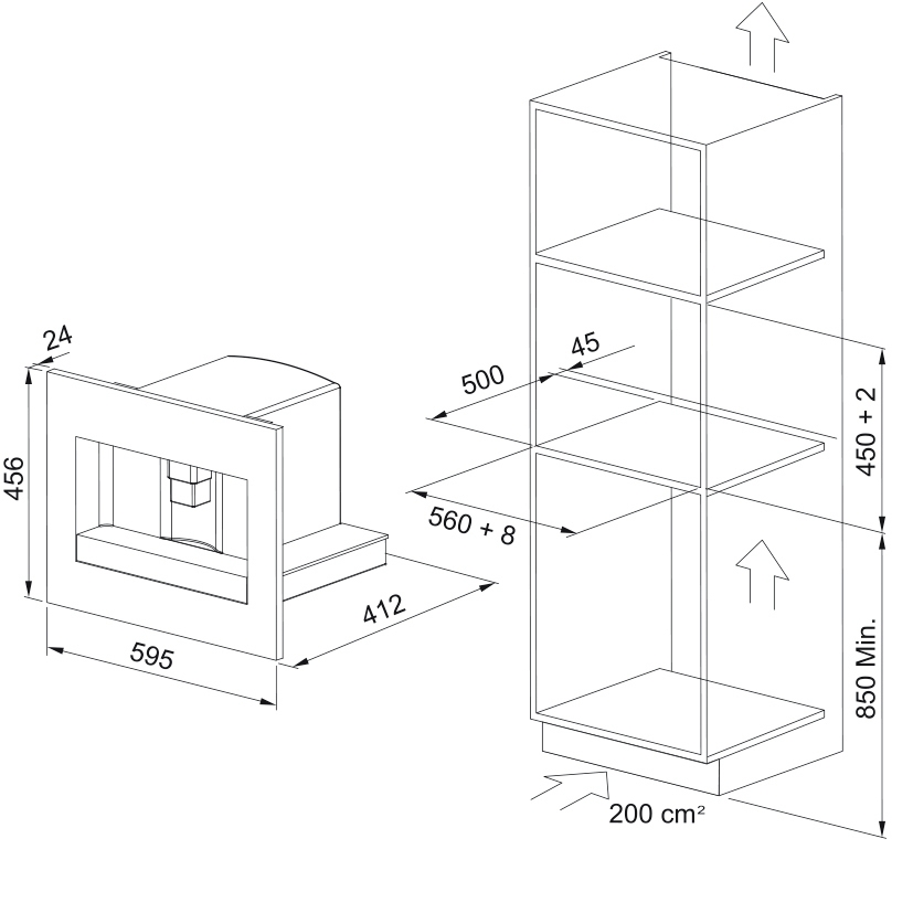 Cafetera empotrada - Franke