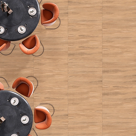 Aplicación de madera porcelánica Cannes Beige