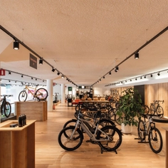 EGGER surfaces in Lucien Bikes Store