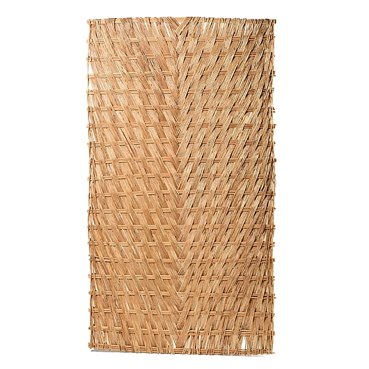 Handwoven panel - Willow peeled