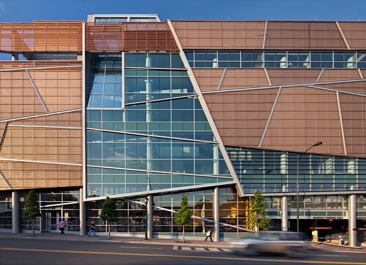 Perforated Metal Panels at Harvey B. Gantt Center