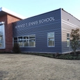 Metalic Wall Panels at Howard T Ennis School