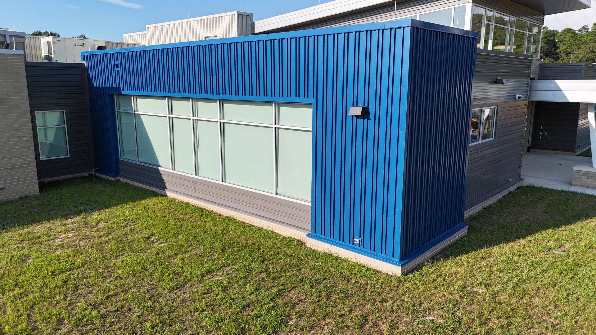 Metalic Wall Panels at Howard T Ennis School