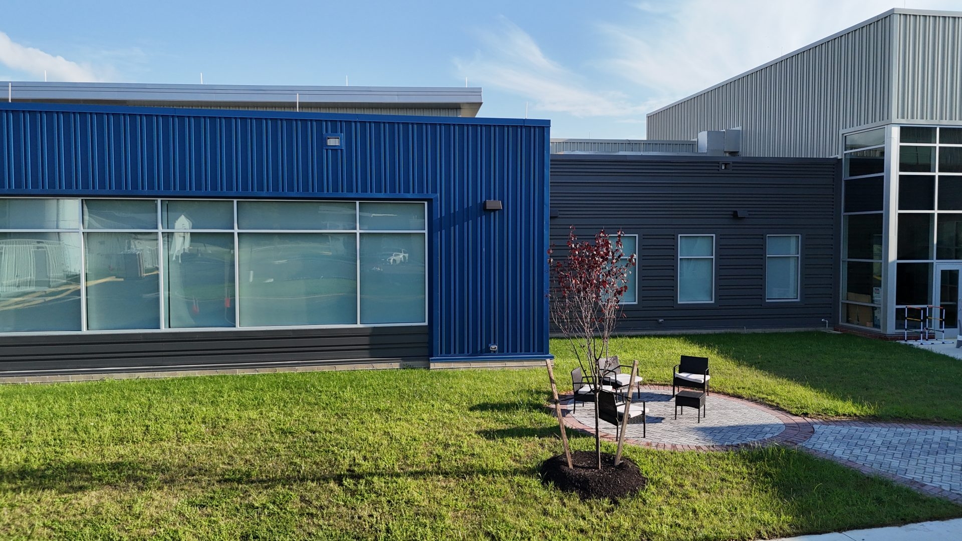 Metalic Wall Panels at Howard T Ennis School